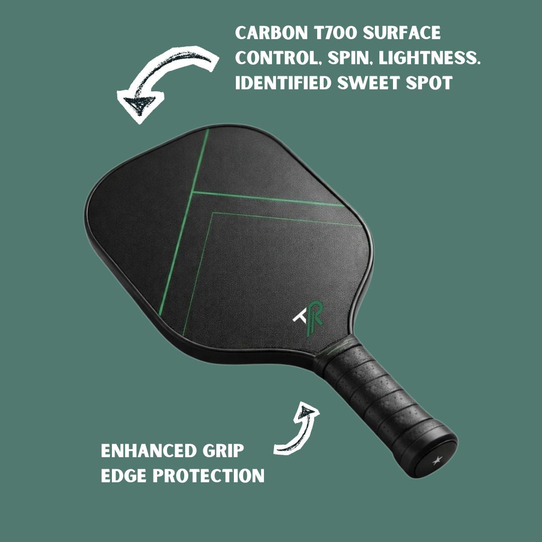 Foundation Paddle - Pickleball paddle T700 carbon for beginners to 4.0 DUPR
