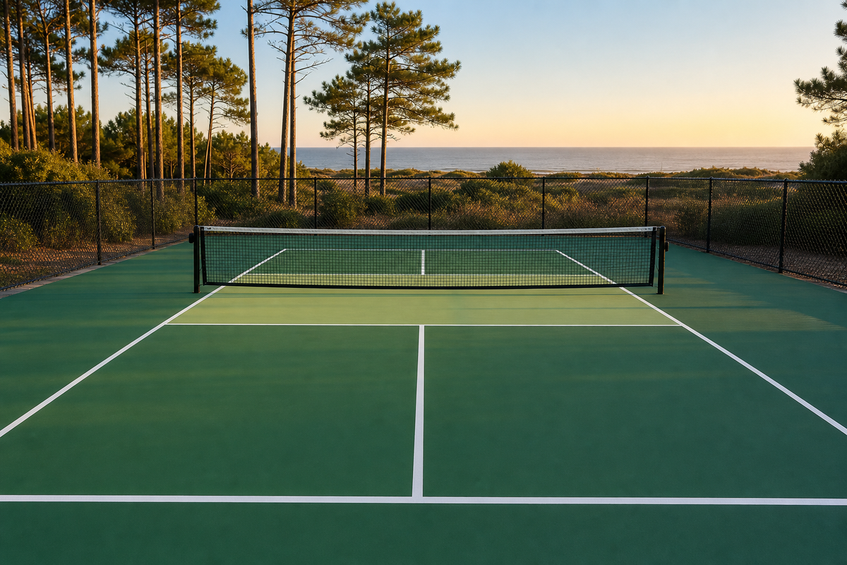 Pickleball court in Nouvelle-Aquitaine: regional builder