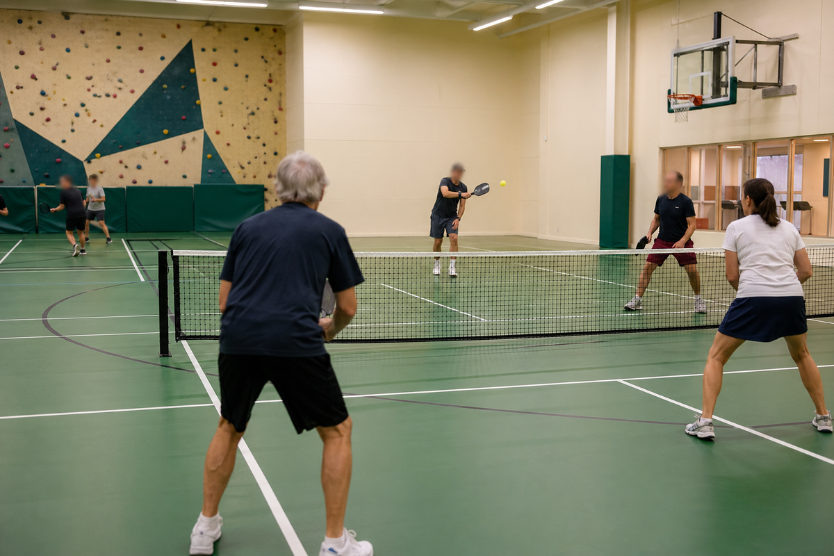 Terrain de pickleball pour club de sport : équipement clé en main