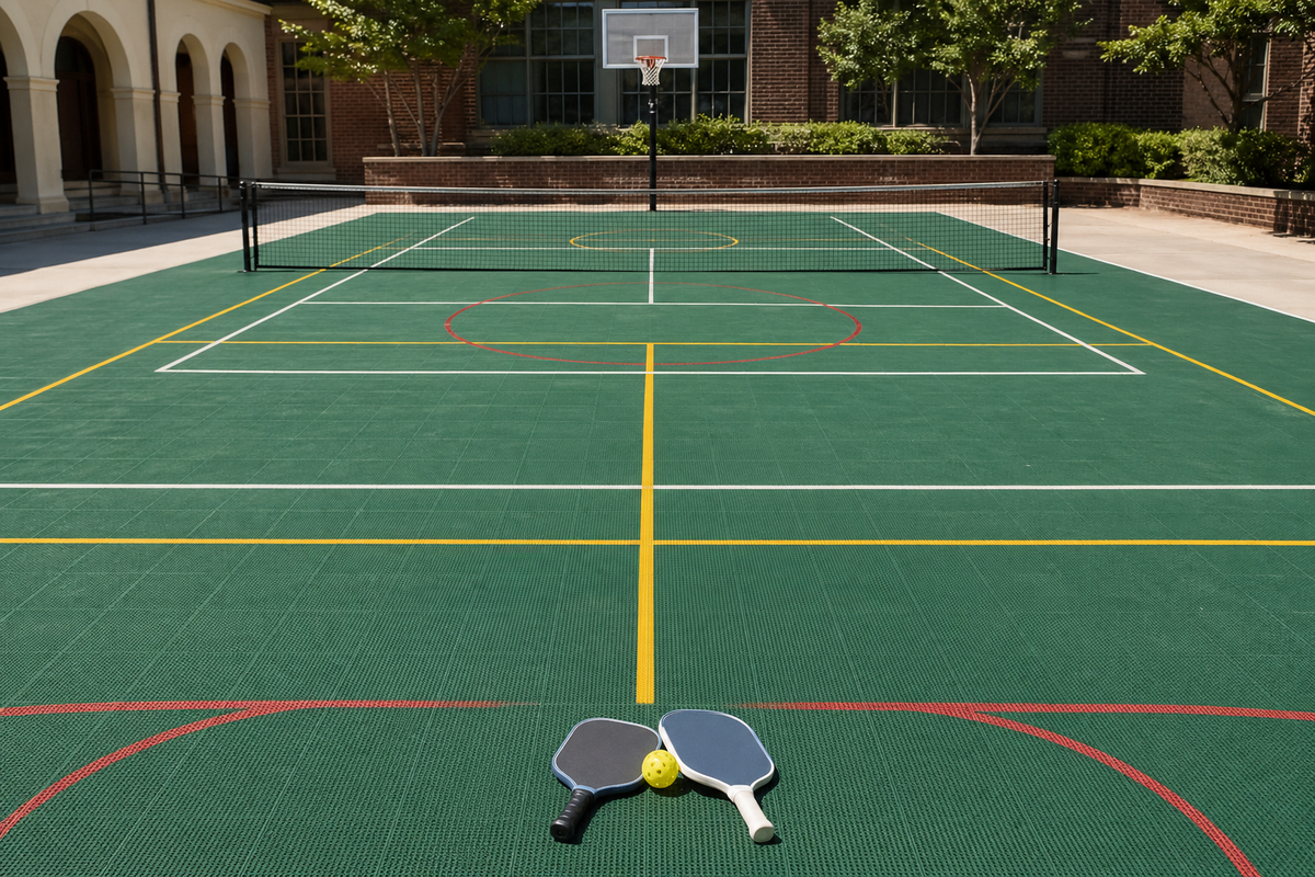 Losetas pickleball multideporte: 1 pista, 4 deportes posibles