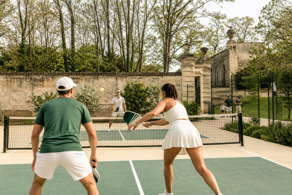 Terrain de pickleball en Île-de-France : constructeur de référence régional