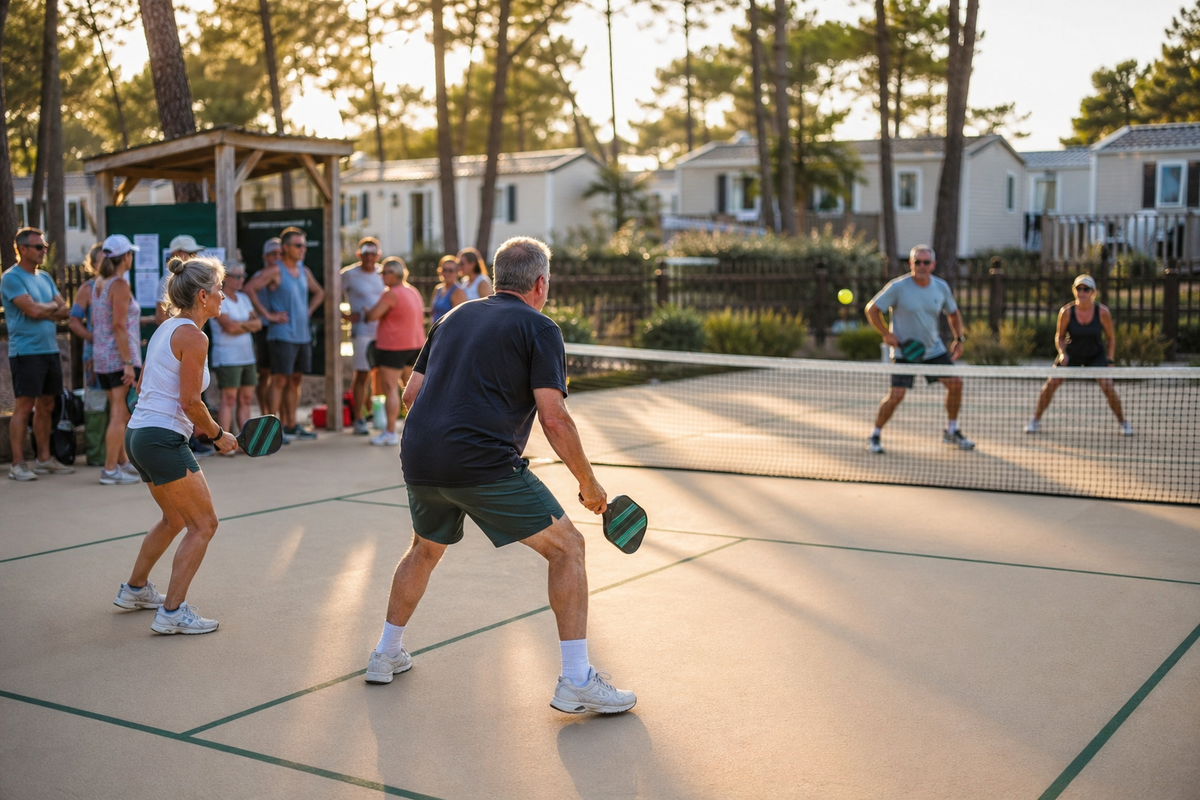 Rentabilité pickleball pour camping : ROI saison 1 démontré sur 30 campings