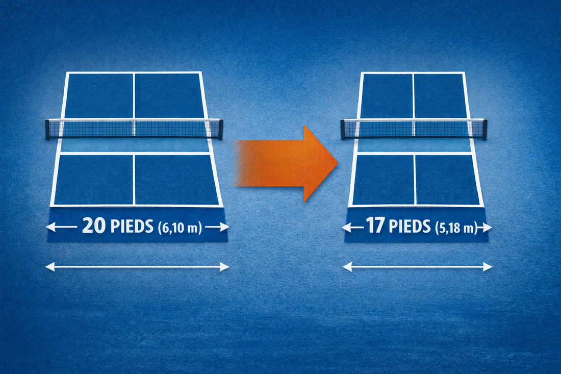 La PPA teste un terrain de pickleball de simple plus étroit pour transformer le jeu en 2026
