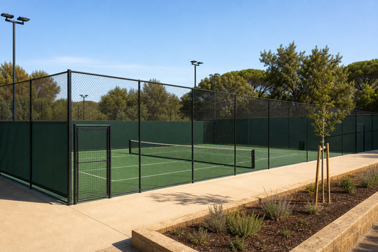 Clôture pour terrain de pickleball : grillage, hauteur, prix