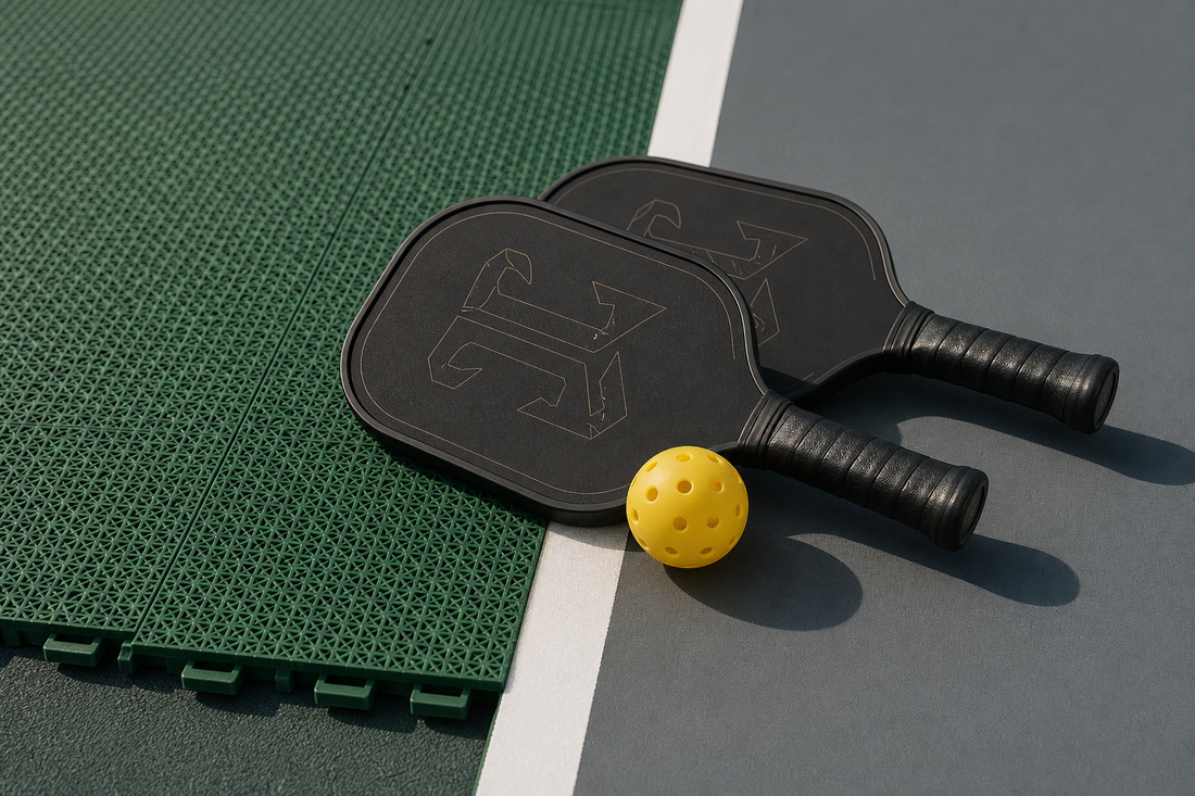Dalles clipsables ou résine acrylique pour terrain pickleball : que choisir ?
