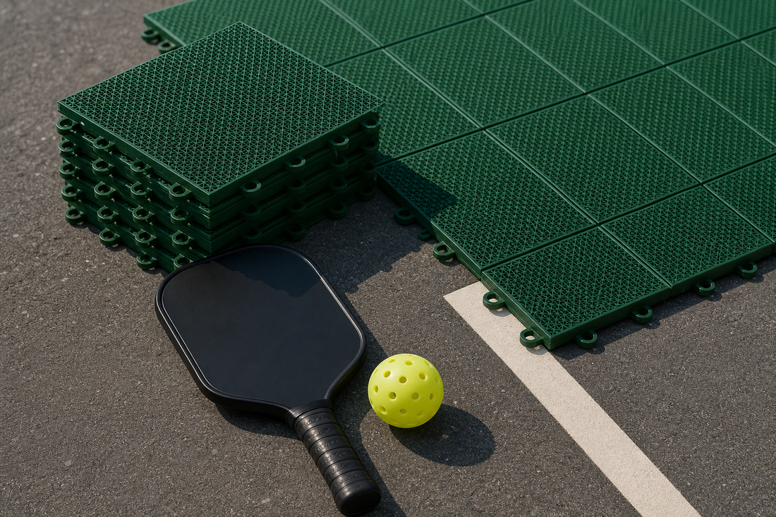 Prix terrain pickleball dalles clipsables pickleball : combien ça coûte en 2026 ?