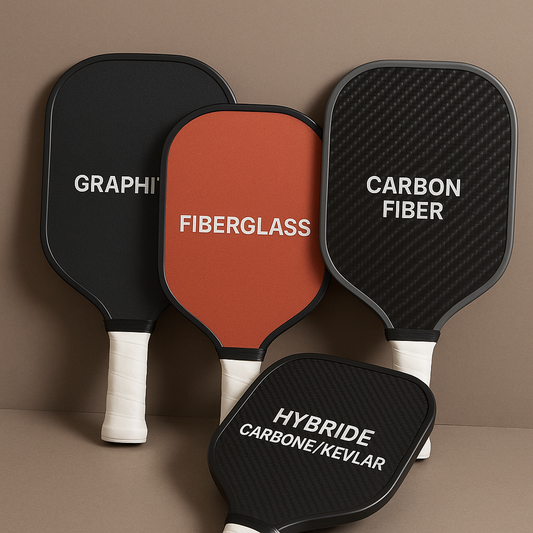 Les différents matériaux d'une raquette de Pickleball