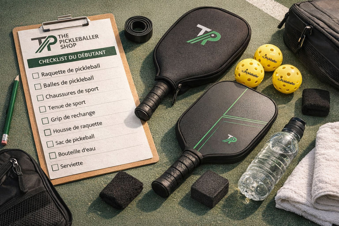 Équipement de pickleball : la checklist du débutant