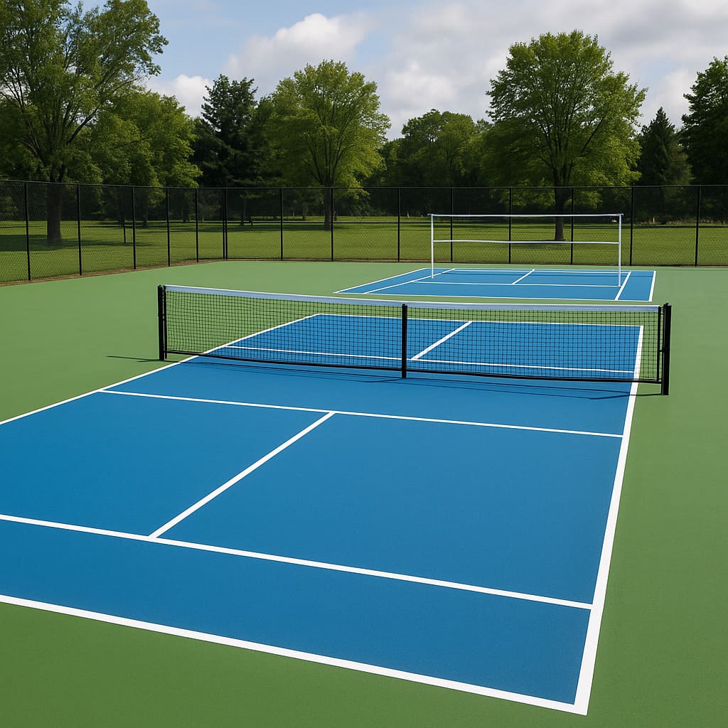 25 terrains extérieurs vont voir le jour pour le pickleball et le badminton