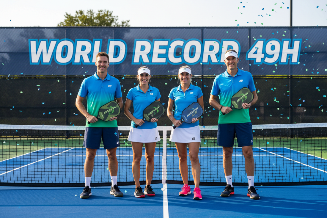 Record mondial : les Pickle Breakers disputent un match de pickleball de 49 heures au Pickler Universe au Texas
