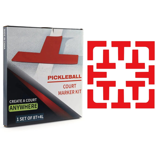 Kit portátil para marcar pistas de pickleball - Líneas extraíbles