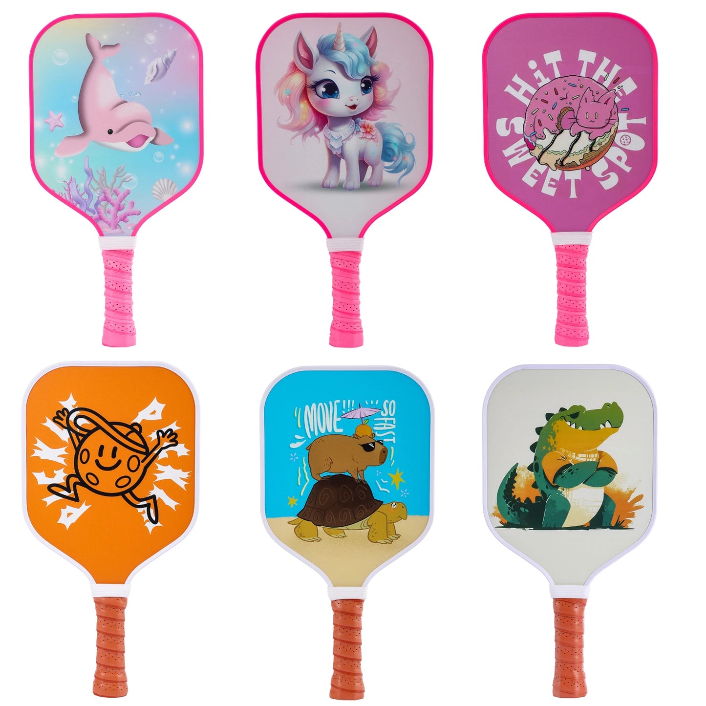 Raquette de Pickleball pour enfants - Motifs filles et garçons