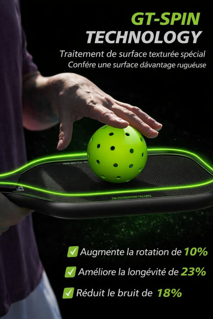 Foundation Paddle - Pickleball paddle T700 carbon for beginners to 4.0 DUPR