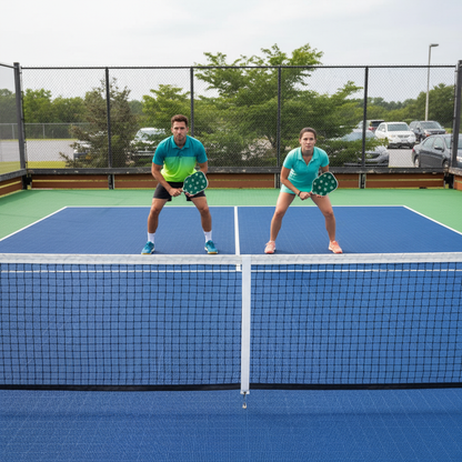 Duo reculé dans le terrain