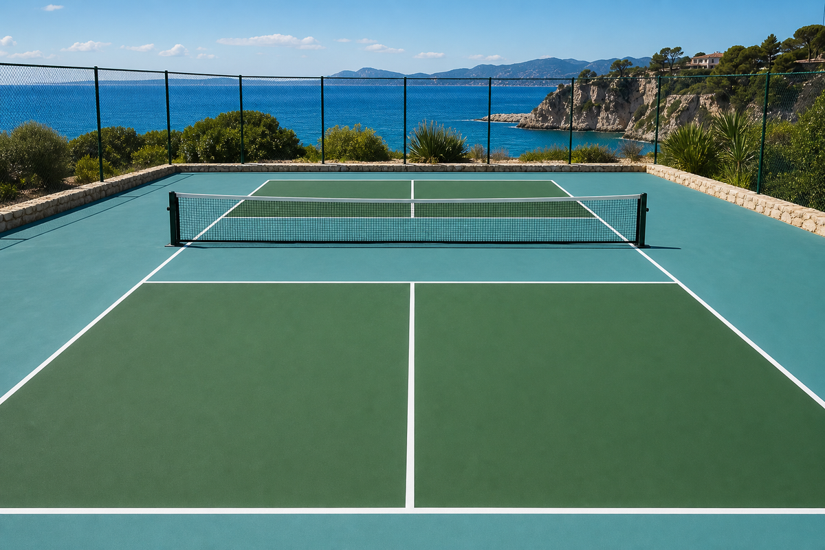 Terrain de pickleball en Provence-Alpes-Côte d'Azur : constructeur de référence régional
