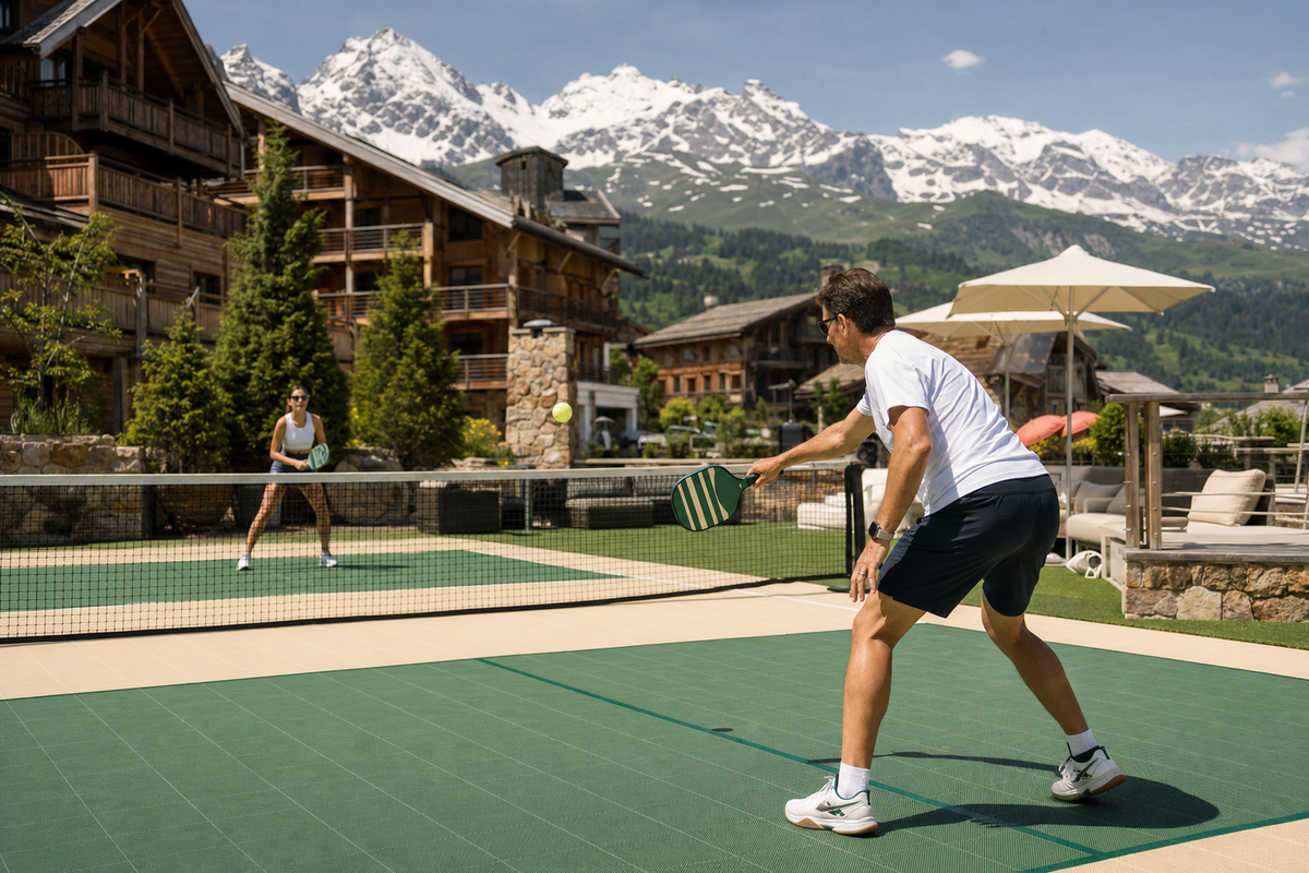 Terrain de pickleball en Auvergne-Rhône-Alpes : constructeur de référence régional