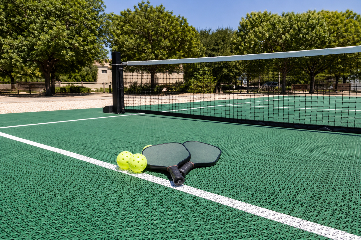 Dalles modulaires pickleball extérieur : la flexibilité au service de la performance