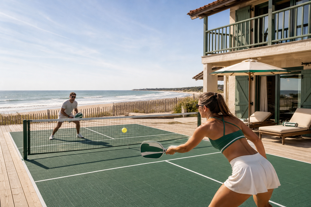 Terrain de pickleball plage : la nouvelle discipline qui cartonne sur le sable