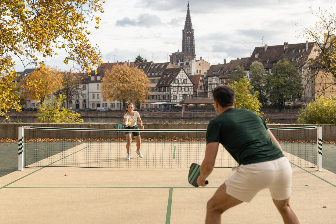 Constructor de pista pickleball en Estrasburgo