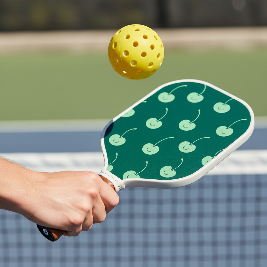 Raquette aux cerises avec balle